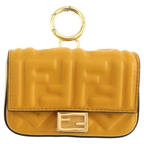 fendi nano baguette charm magenta